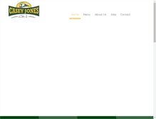 Tablet Screenshot of caseyjonesgrill.com